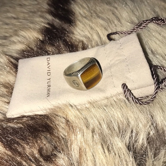 David Yurman tiger's eye ring - Picture 2 of 3